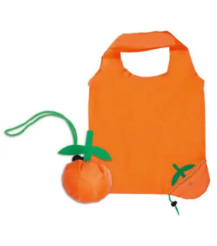 BOLSA PLEGABLE FRUITS NARANJA
