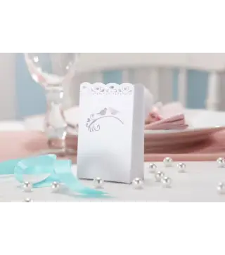 PACK DE 5 BOLSAS PARA DULCES ESTILO VINTAGE BLANCO