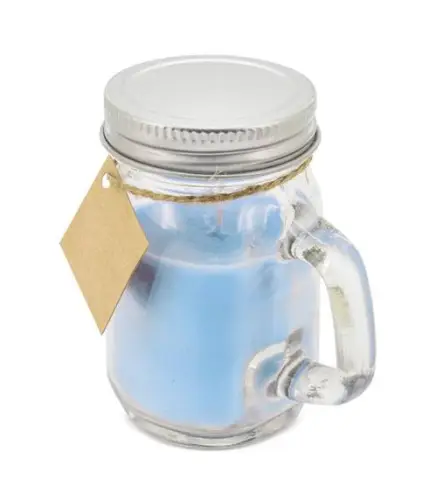 VELA JARRITA CON TAPA DE METAL