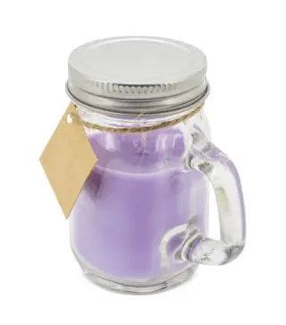 VELA JARRITA CON TAPA DE METAL