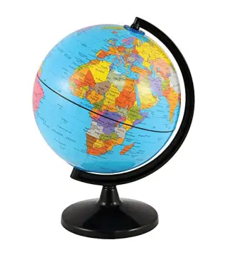 HUCHA BOLA DEL MUNDO EN CAJA REGALO