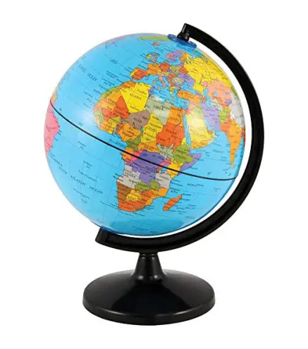 HUCHA BOLA DEL MUNDO EN CAJA REGALO