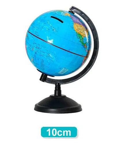 HUCHA BOLA DEL MUNDO EN CAJA REGALO