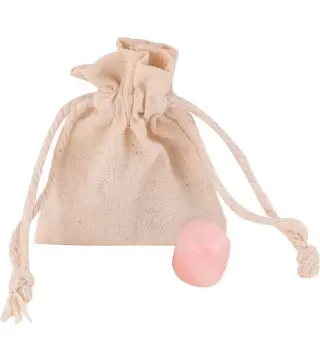 PIEDRA NATURAL PRESENTADA EN BOLSITA DE ALGODÓN