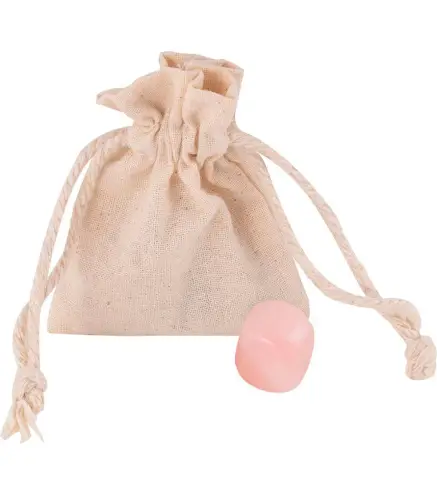 PIEDRA NATURAL PRESENTADA EN BOLSITA DE ALGODÓN