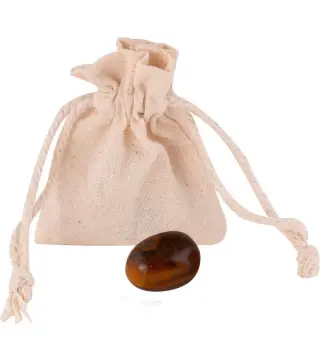 PIEDRA NATURAL PRESENTADA EN BOLSITA DE ALGODÓN