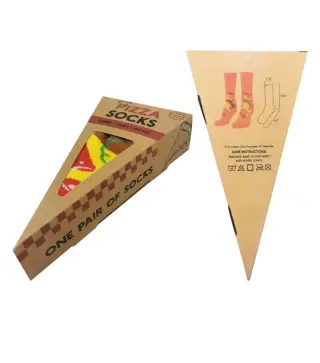 CALCETINES PIZZA EN CAJA DE REGALO