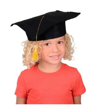 BIRRETE GRADUACIÓN ELÁSTICO TALLA NIÑOS