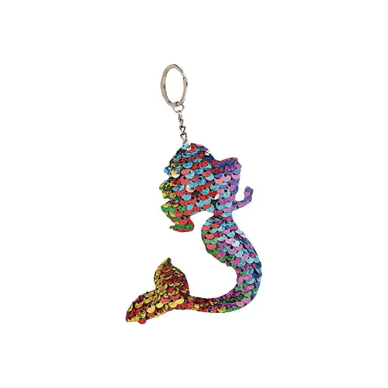 OFERTA! LOTE DE 200 LLAVEROS SILUETA SIRENA LENTEJUELAS