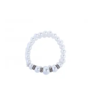 LOTE 100 PULSERAS PERLAS EN CAJA DE REGALO