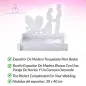 EXPOSITOR DE MADERA TROQUELADO BODA