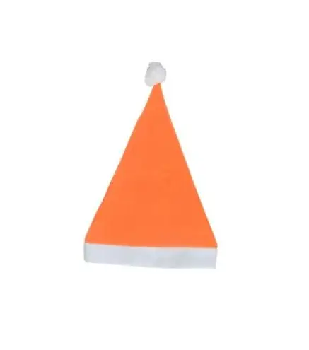 GORRO PAPA NOEL NARANJA