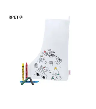 CALCETINES NAVIDAD PARA COLOREAR