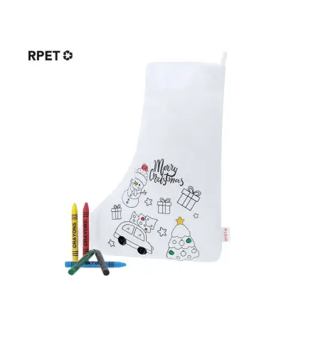 CALCETINES NAVIDAD PARA COLOREAR