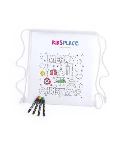 MOCHILA PETATE INFANTIL MERRY CHRISTMAS