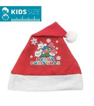 GORRO NIÑO CON DIBUJO NAVIDAD