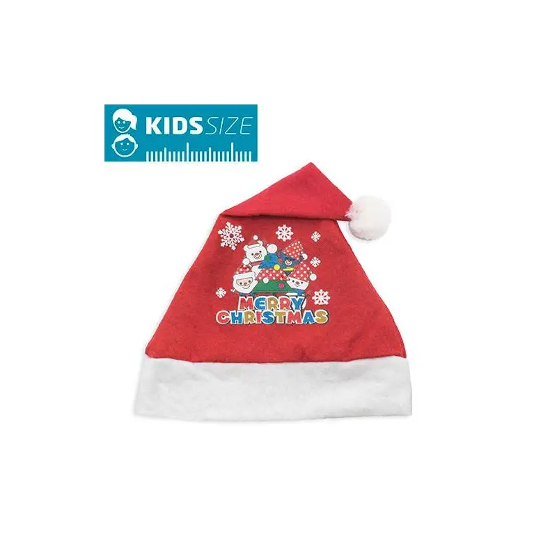 GORRO NIÑO CON DIBUJO NAVIDAD
