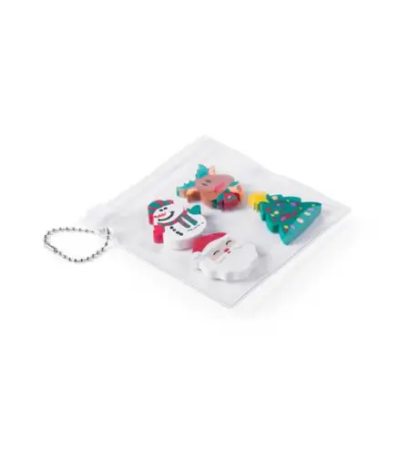 SET 4 GOMAS DE BORRAR NAVIDAD