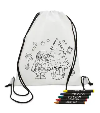 MOCHILA CON CERAS NAVIDAD