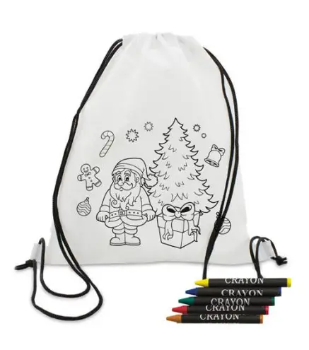 MOCHILA CON CERAS NAVIDAD