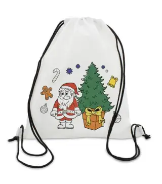 MOCHILA CON CERAS NAVIDAD