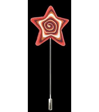 ALFILER DE NOVIA ESTRELLA PASTA MARRON