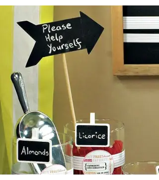 PIZARRAS CON FORMA DE FLECHA