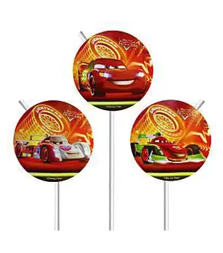 LOTE CUMPLEAÑOS DISNEY CARS 4 PIEZAS +1 DE REGALO