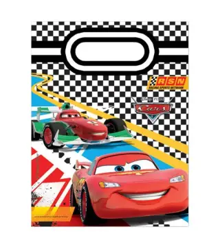 PACK  4 +1 (regalo)  DECORACIÓN CUMPLEAÑOS DISNEY CARS