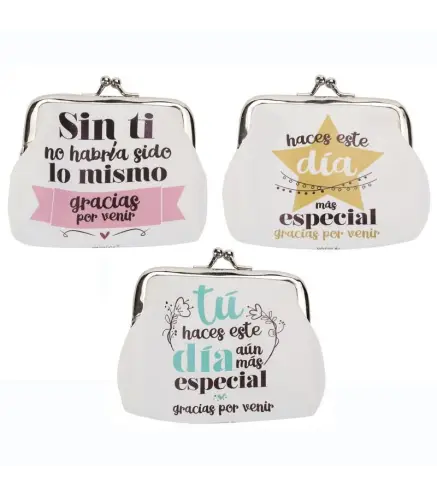 MONEDERO "GRACIAS POR VENIR"