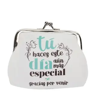 MONEDERO "GRACIAS POR VENIR"