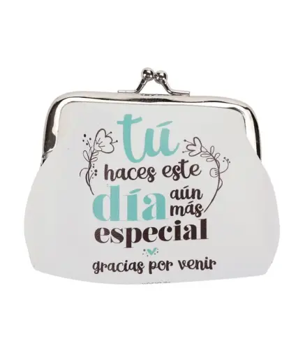 MONEDERO "GRACIAS POR VENIR"