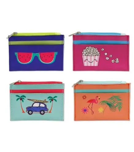 OFERTA! LOTE DE 500 MONEDERO TARJETERO CON CREMALLERA