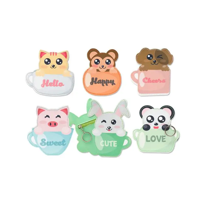 OFERTA! LOTE DE 500 MONEDERO LLAVERO ANIMALITOS