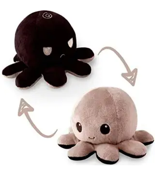 PELUCHE PULPO REVERSIBLE 20 CM