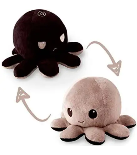 PELUCHE PULPO REVERSIBLE 20 CM