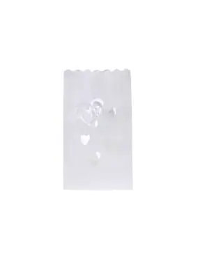 BOLSA PAPEL DECORACIÓN PARA VELAS "CORAZONES" (UD)