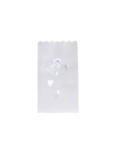 BOLSA PAPEL DECORACIÓN PARA VELAS "CORAZONES" (UD)