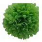 POMPON DE PAPEL DE SEDA 35 CM VERDE