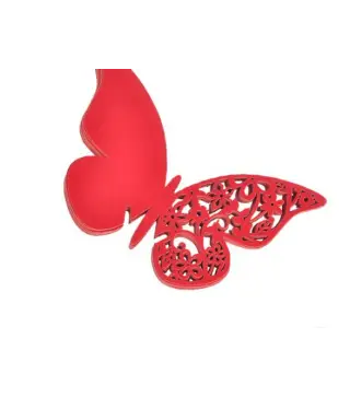 LOTE 12 MARIPOSAS IDENTIFICADORES DE COPAS