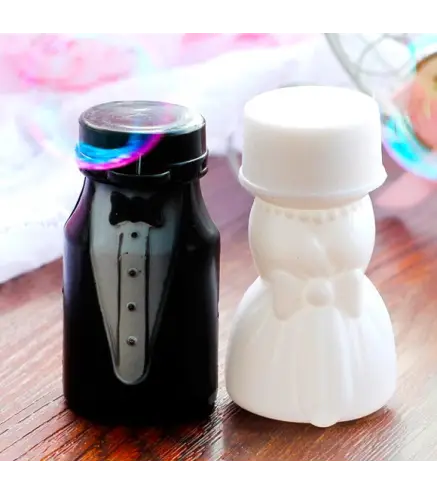 POMPERO DE JABÓN "NOVIOS" - MODELO NOVIA