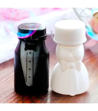 POMPERO DE JABÓN "NOVIOS" - MODELO NOVIO