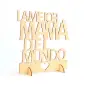 CARTEL MADERA "LA MEJOR MAMÁ DEL MUNDO"