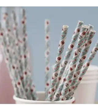 LOTE 5 PIEZAS CUMPLEAÑOS BUHOS