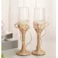 SET 2 COPAS CRISTAL BODA KRAFT