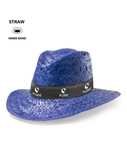 SOMBRERO DE PAJA DE COLORES