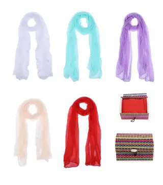 PAÑUELO "COLORFUL" PRESENTADO EN BAÚL DE REGALO