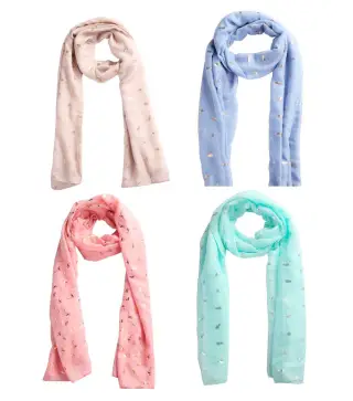 PAÑUELO PIÑAS Y FLAMENCOS CON PRESENTACIÓN KRAFT