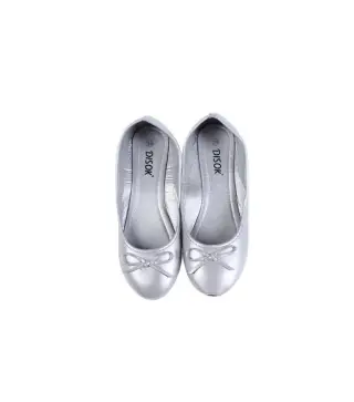 BAILARINAS MANOLETINAS "WEDDING" TALLA-M PLATA