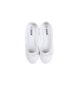 BAILARINAS MANOLETINAS "WEDDING" TALLA-M BLANCA